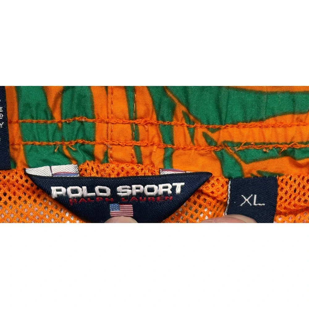 Vintage Polo‎ Sport Ralph Lauren Men's XL Swim Trunks Tropical Hibiscus Floral